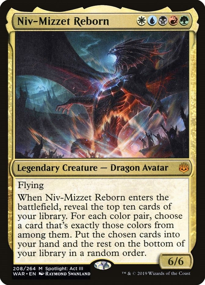 Niv-Mizzet Reborn (208) (War of the Spark)