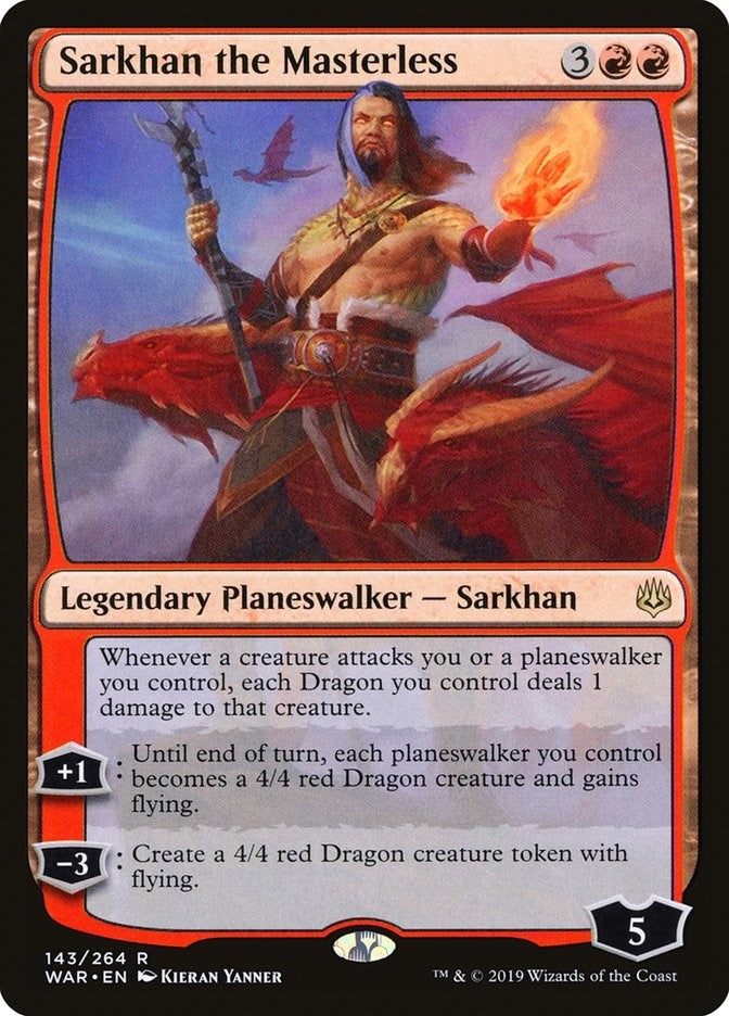 Image for Sarkhan the Masterless (143) (War of the Spark) - Magic: The Gathering