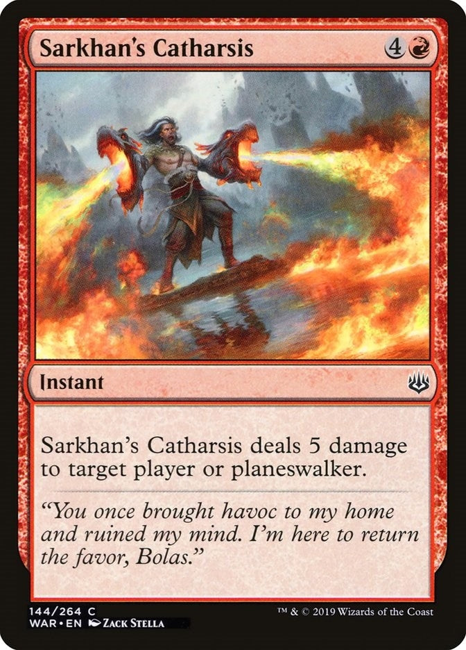 Sarkhan's Catharsis (144) (War of the Spark)