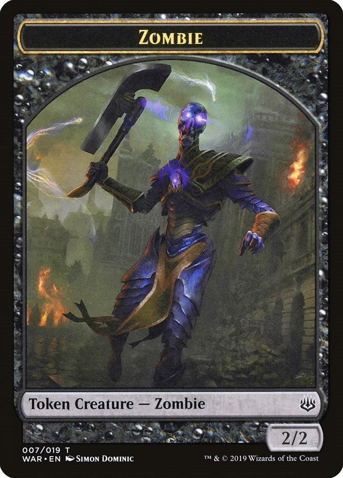 Zombie Token (7) (War of the Spark)