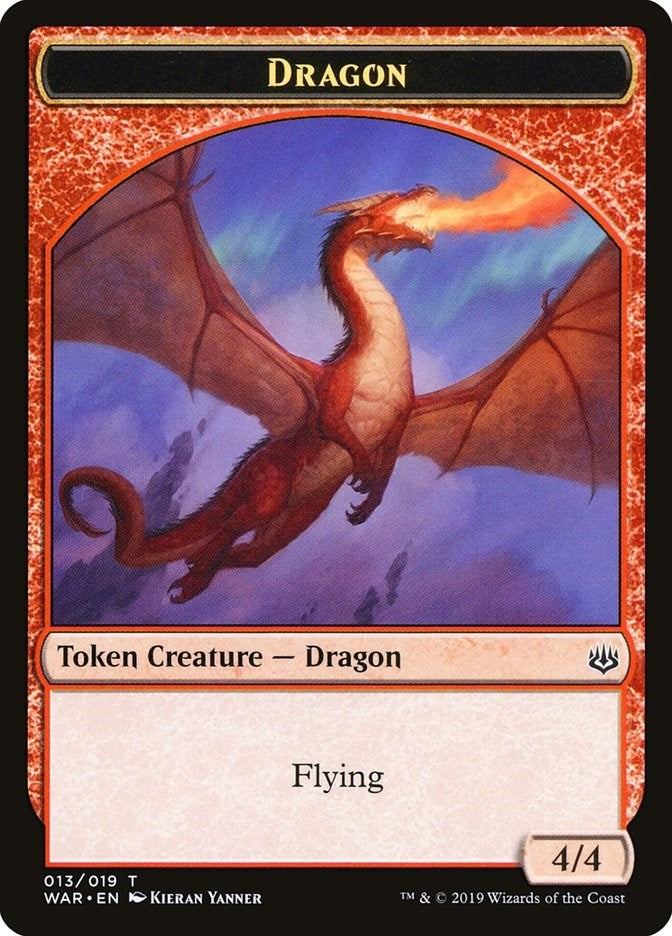 Image for Dragon Token (13) (War of the Spark) - Magic: The Gathering