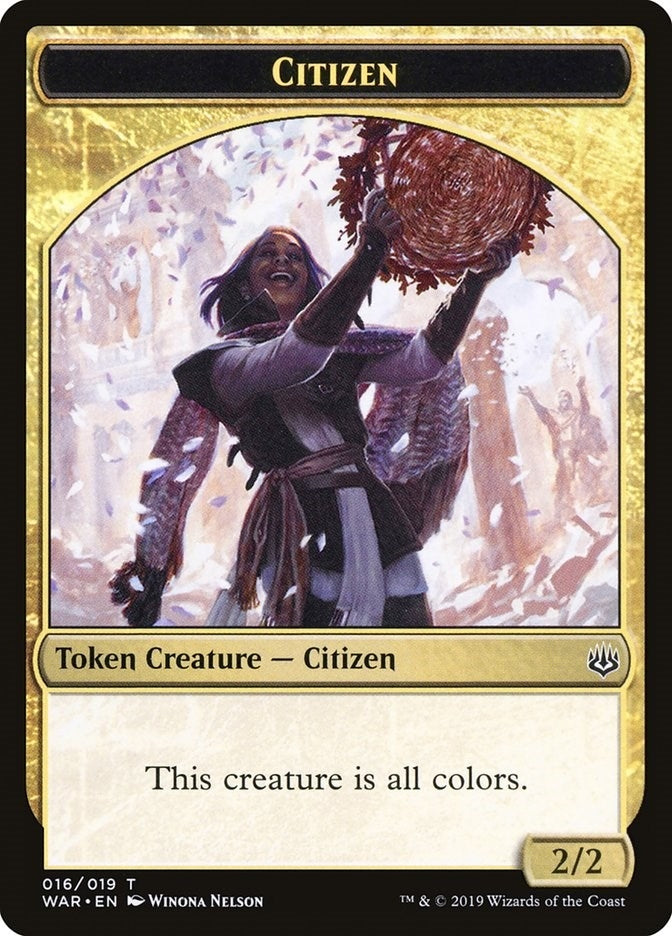 Image for Citizen Token (16) (War of the Spark) - Magic: The Gathering