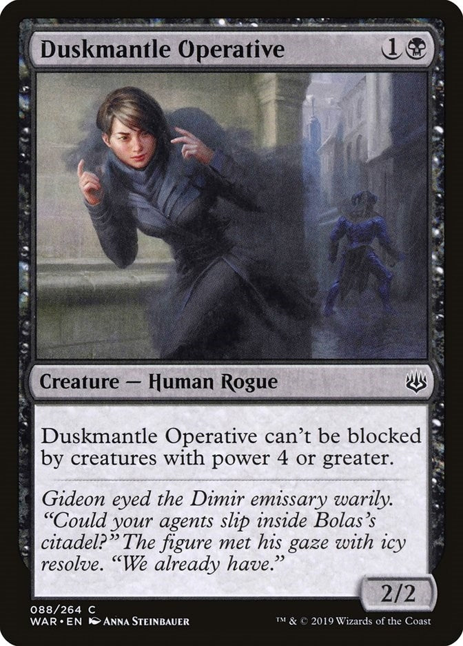 Image for Duskmantle Operative (88) (War of the Spark) - Magic: The Gathering