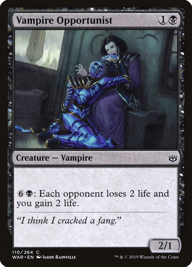Image for Vampire Opportunist (110) (War of the Spark) - Magic: The Gathering