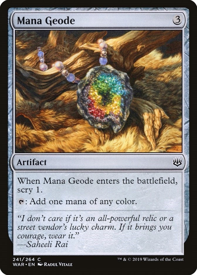 Mana Geode (241) (War of the Spark)