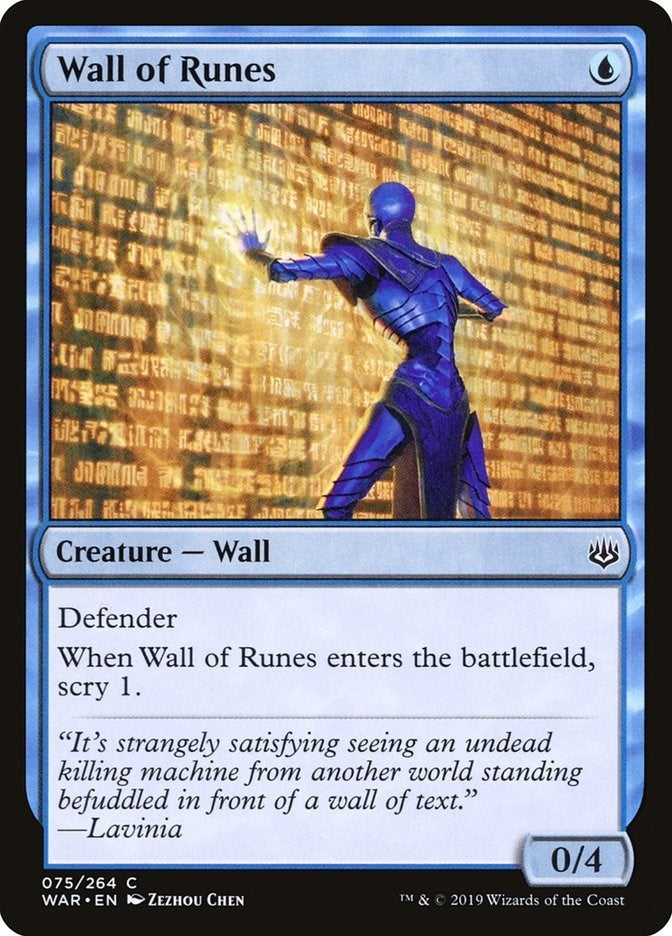 Wall of Runes (75) (War of the Spark)