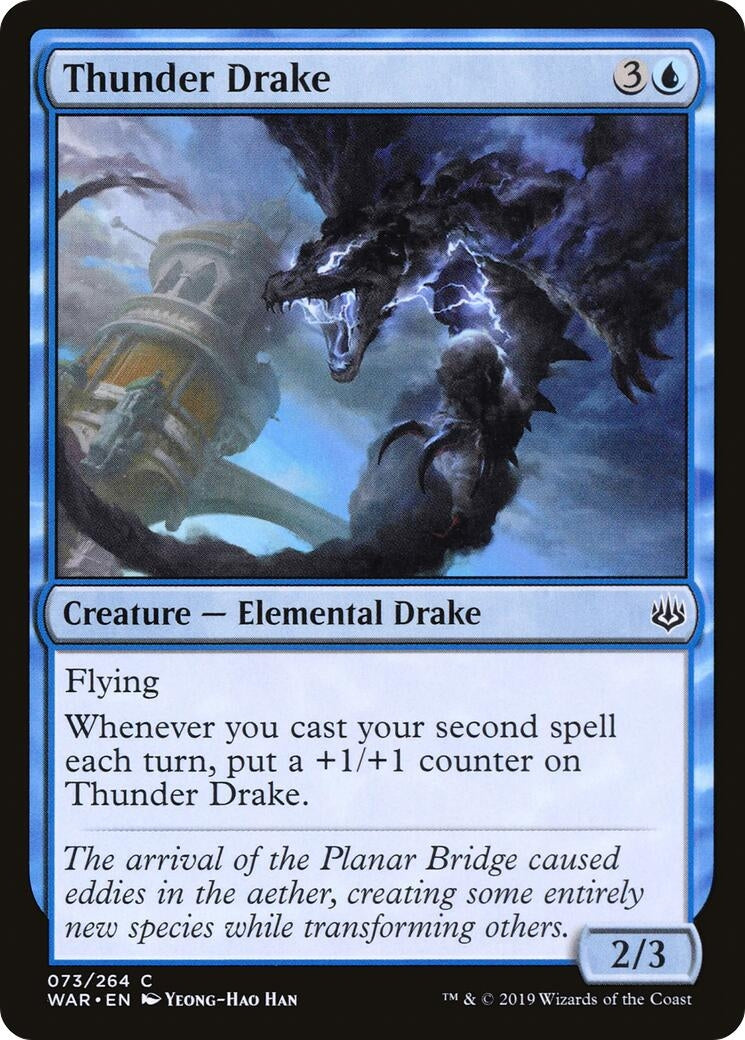 Thunder Drake (73) (War of the Spark)