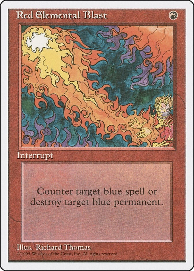 Red Elemental Blast (Fourth Edition)