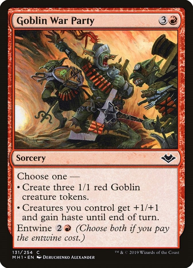 Image for Goblin War Party (131) (Modern Horizons) - Magic: The Gathering