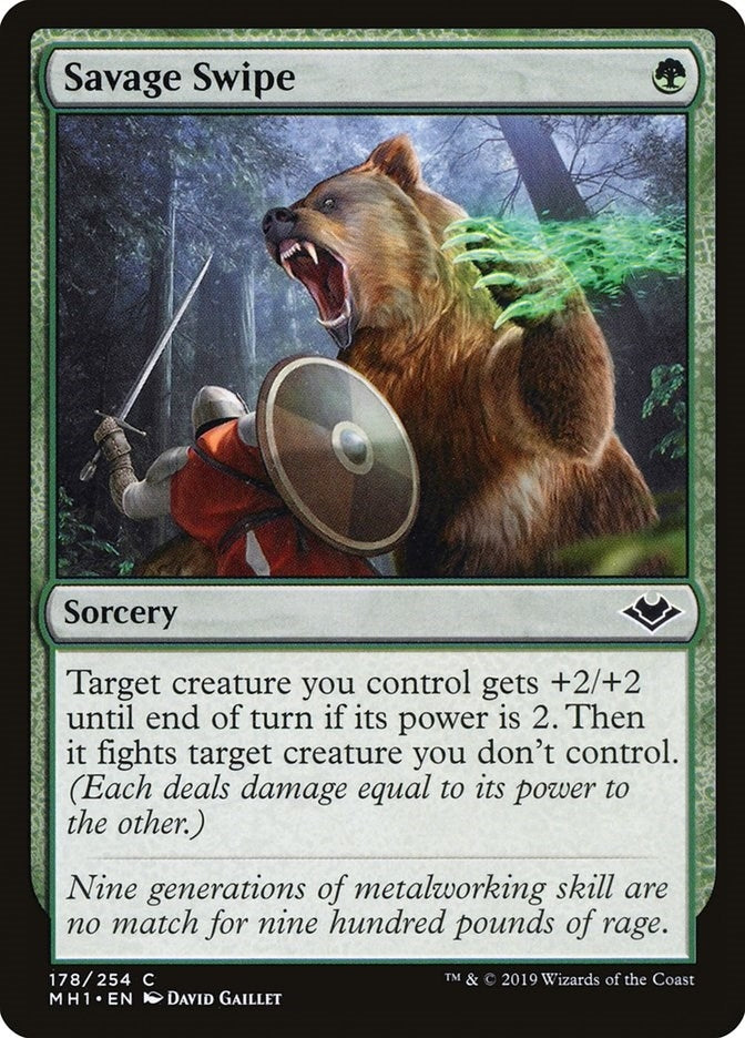 Image for Savage Swipe (178) (Modern Horizons) - Magic: The Gathering