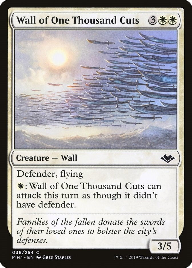 Wall of One Thousand Cuts (36) (Modern Horizons)