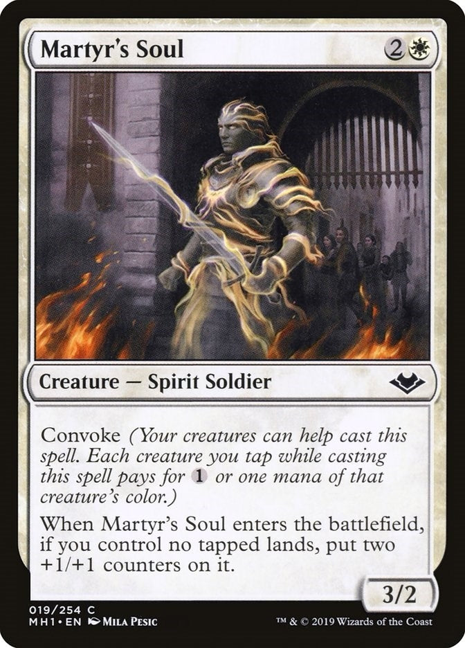 Image for Martyr's Soul (19) (Modern Horizons) - Magic: The Gathering