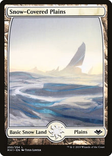 Image for Snow-Covered Plains (250) (Modern Horizons) - Magic: The Gathering