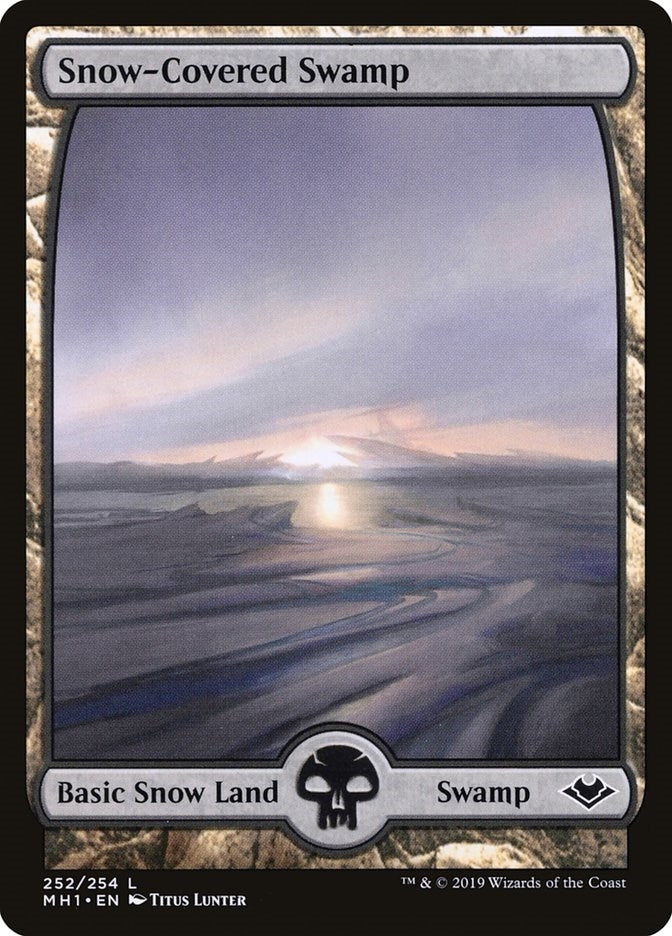 Image for Snow-Covered Swamp (252) (Modern Horizons) - Magic: The Gathering