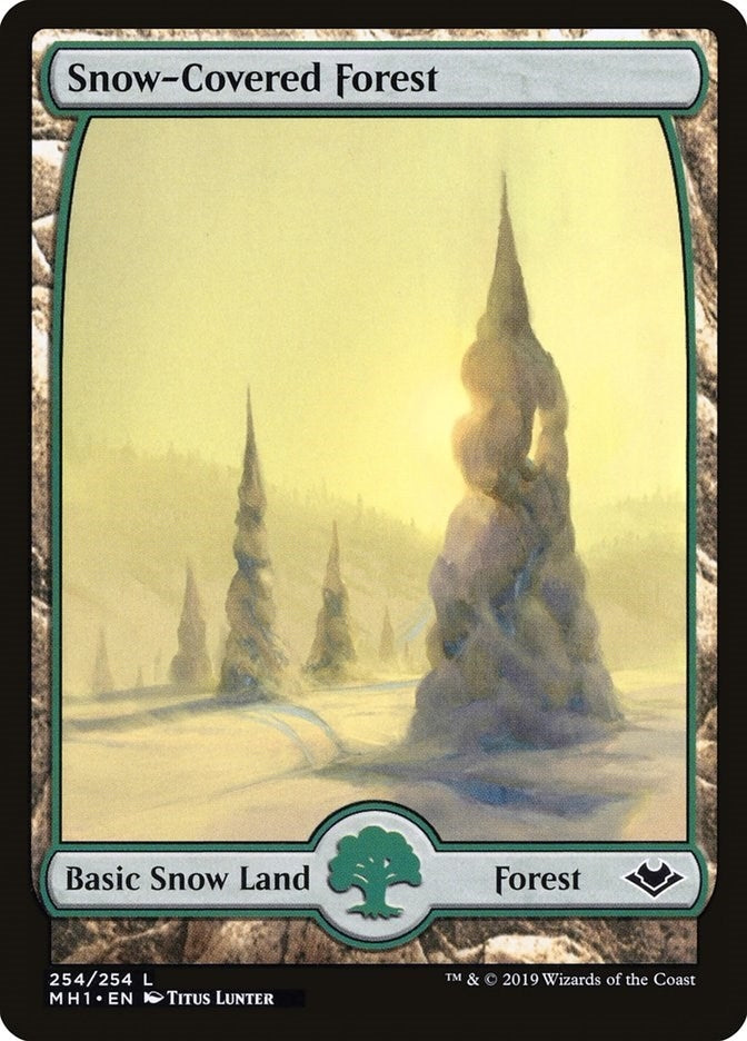 Image for Snow-Covered Forest (254) (Modern Horizons) - Magic: The Gathering