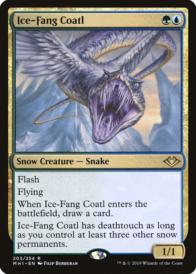 Image for Ice-Fang Coatl (203) (Modern Horizons) - Magic: The Gathering