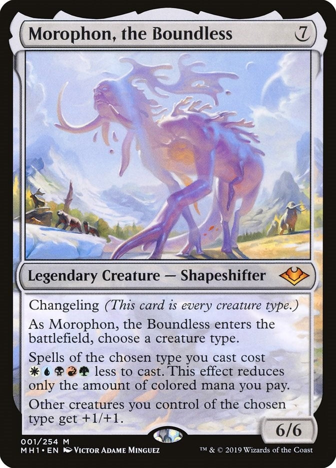 Image for Morophon, the Boundless (1) (Modern Horizons) - Magic: The Gathering