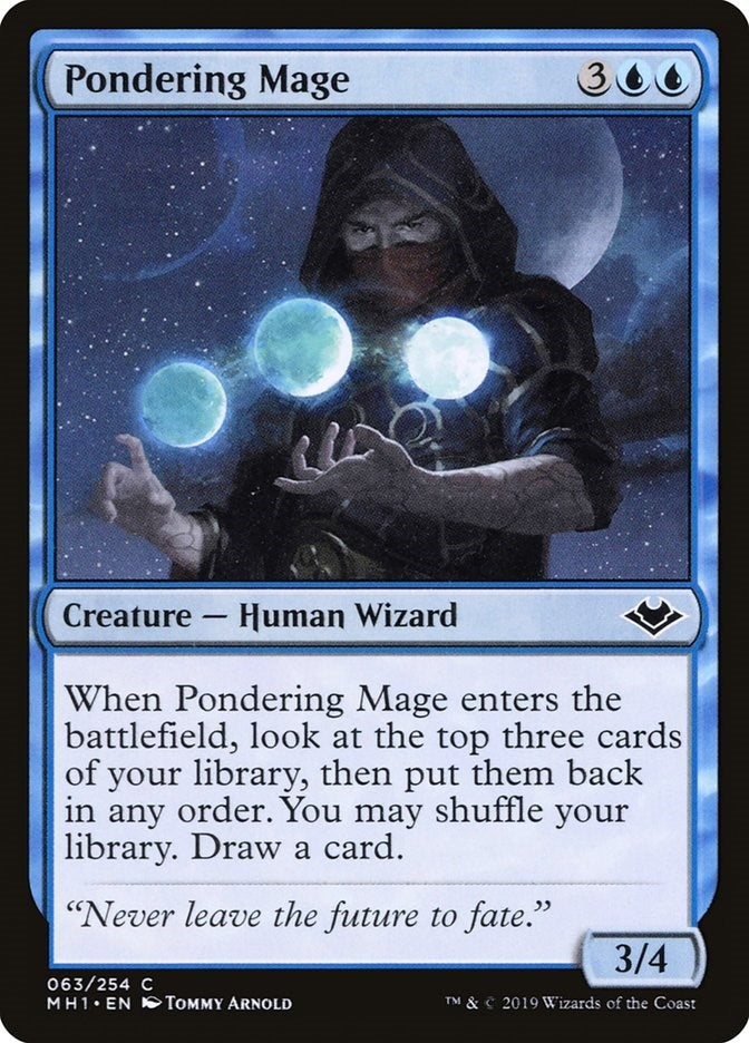 Pondering Mage (63) (Modern Horizons)