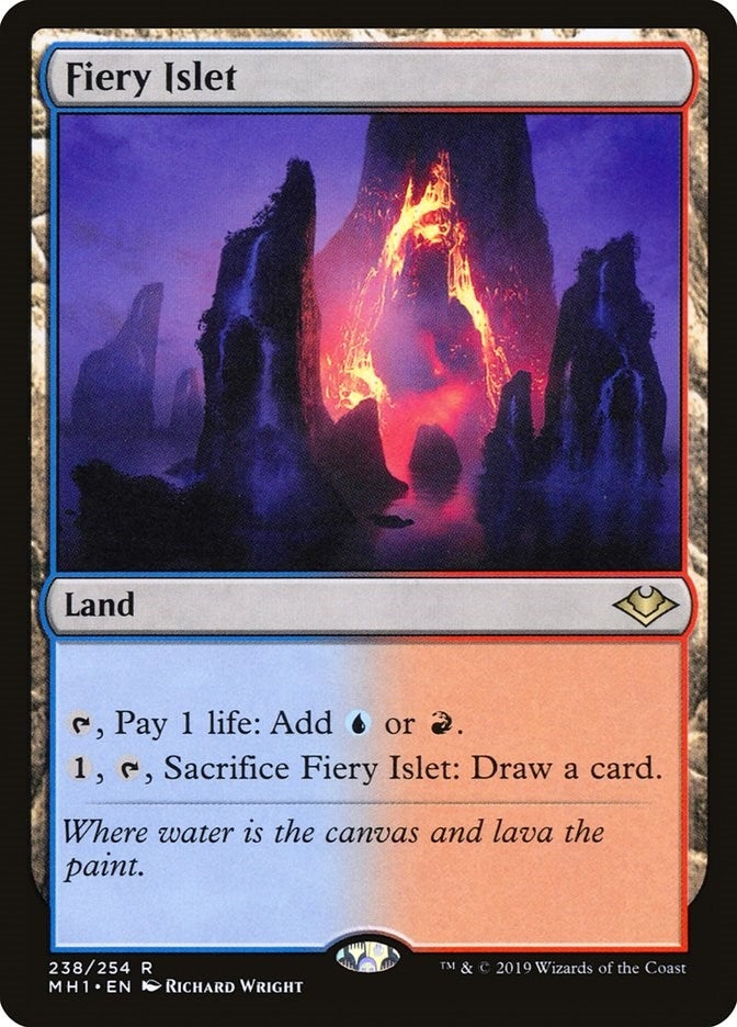 Image for Fiery Islet (238) (Modern Horizons) - Magic: The Gathering