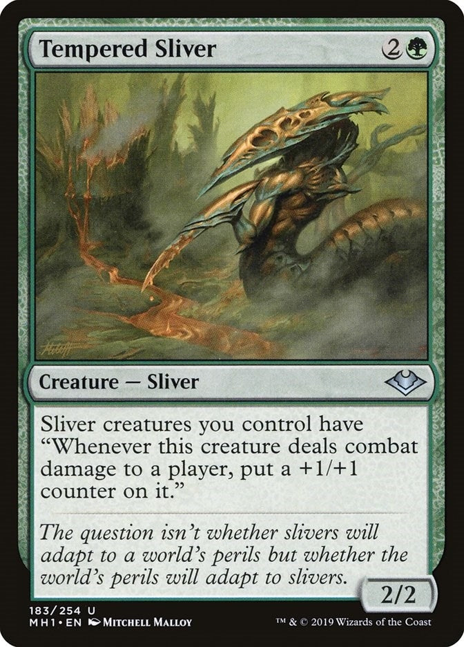 Image for Tempered Sliver (183) (Modern Horizons) - Magic: The Gathering