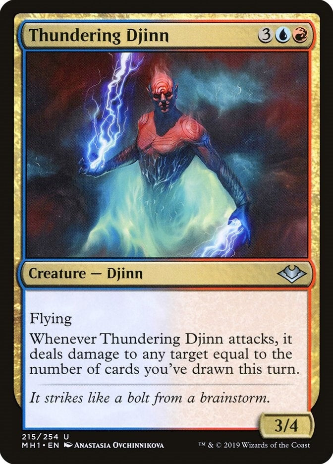 Thundering Djinn (215) (Modern Horizons)