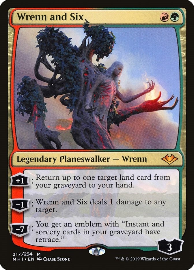 Image for Wrenn and Six (217) (Modern Horizons) - Magic: The Gathering