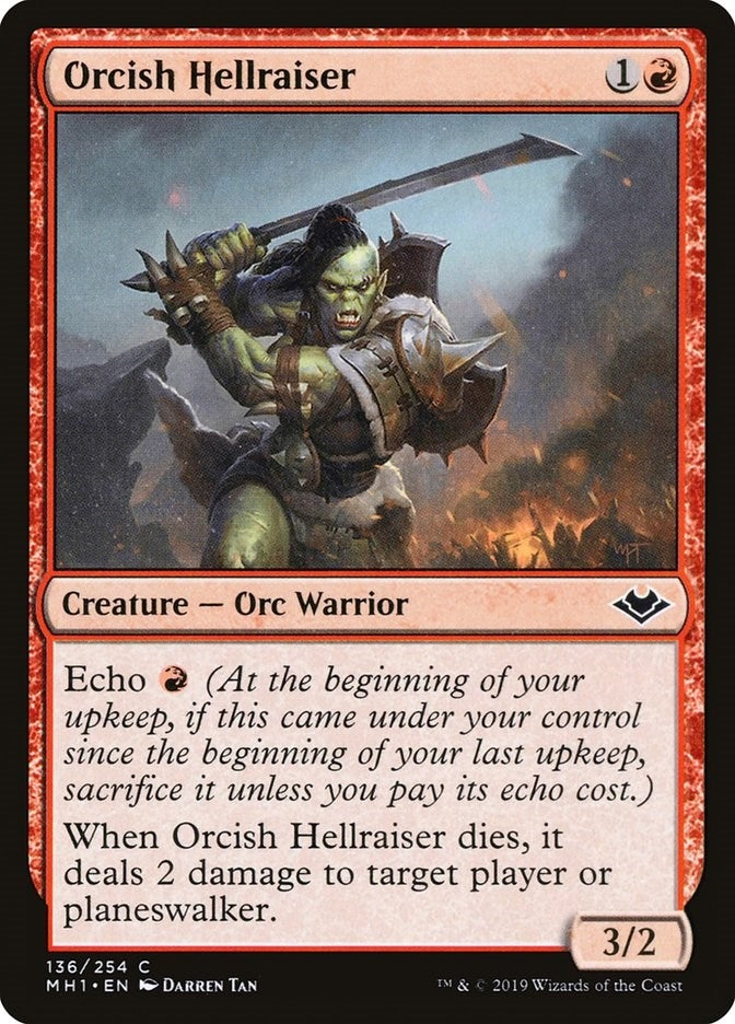 Orcish Hellraiser (136) (Modern Horizons)