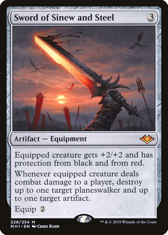 Image for Sword of Sinew and Steel (228) (Modern Horizons) - Magic: The Gathering
