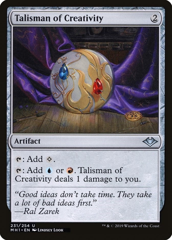 Image for Talisman of Creativity (231) (Modern Horizons) - Magic: The Gathering