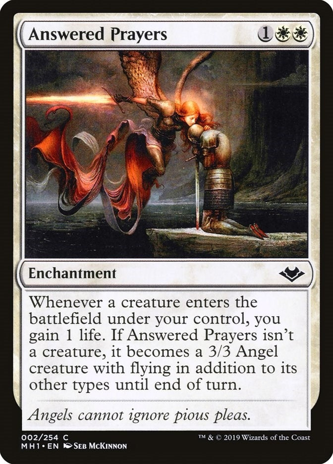 Image for Answered Prayers (2) (Modern Horizons) - Magic: The Gathering