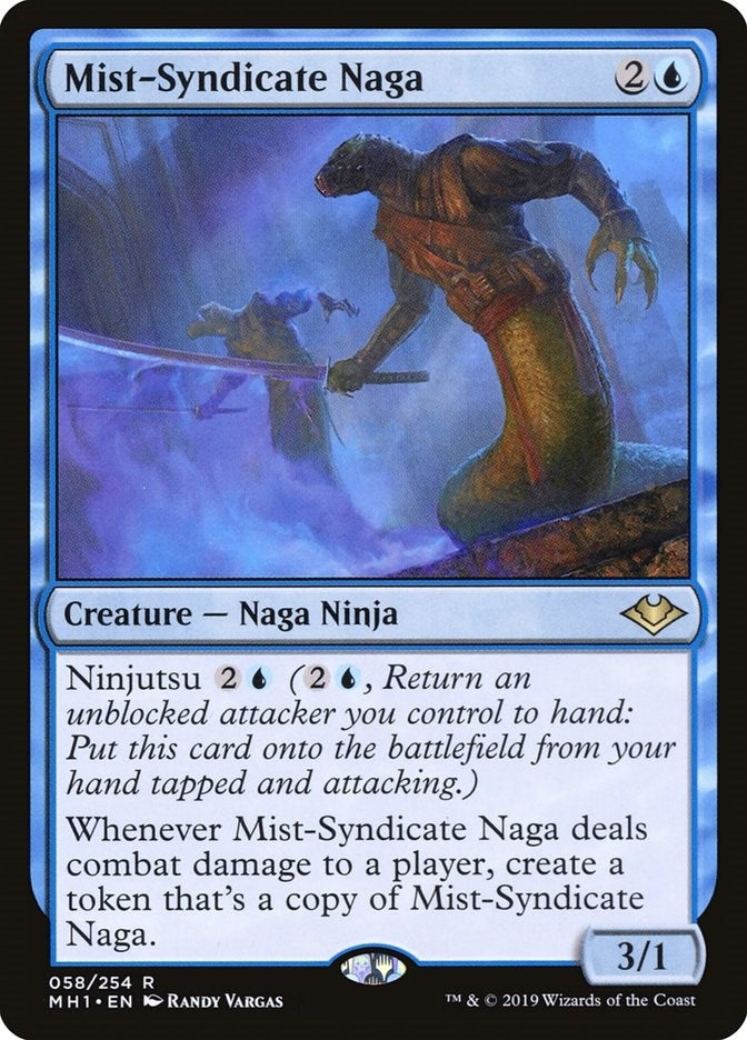 Image for Mist-Syndicate Naga (58) (Modern Horizons) - Magic: The Gathering