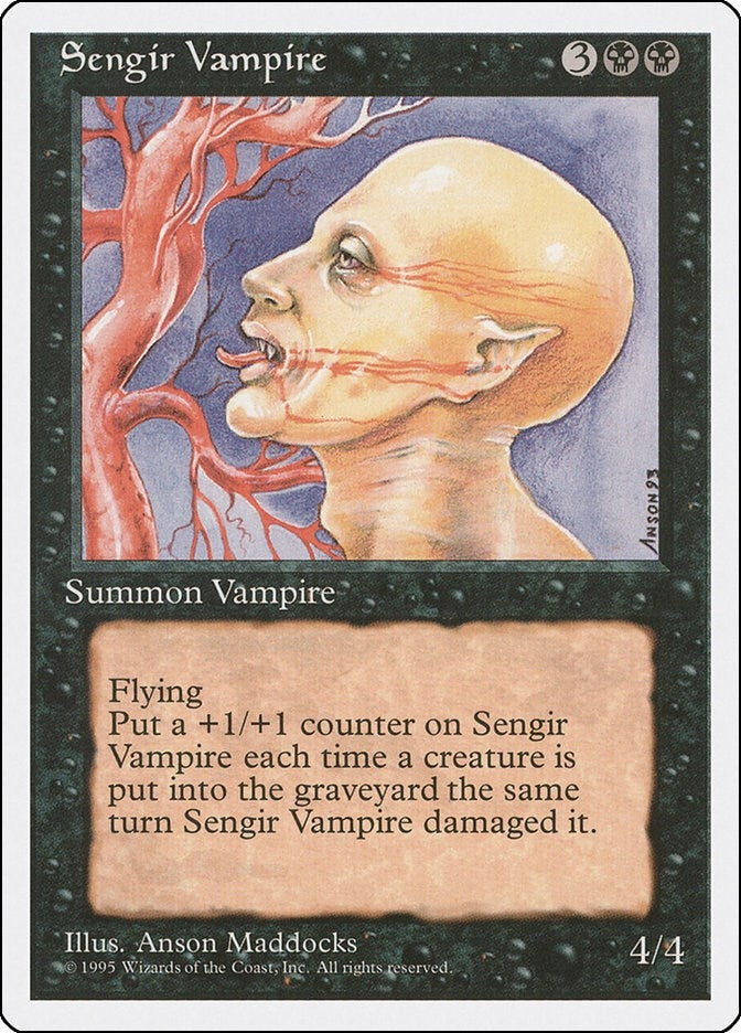 Image for Sengir Vampire (Fourth Edition) - Magic: The Gathering