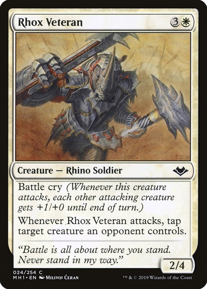 Rhox Veteran (24) (Modern Horizons)