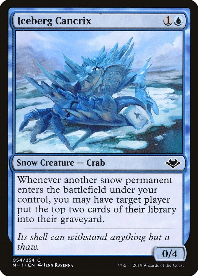 Image for Iceberg Cancrix (54) (Modern Horizons) - Magic: The Gathering
