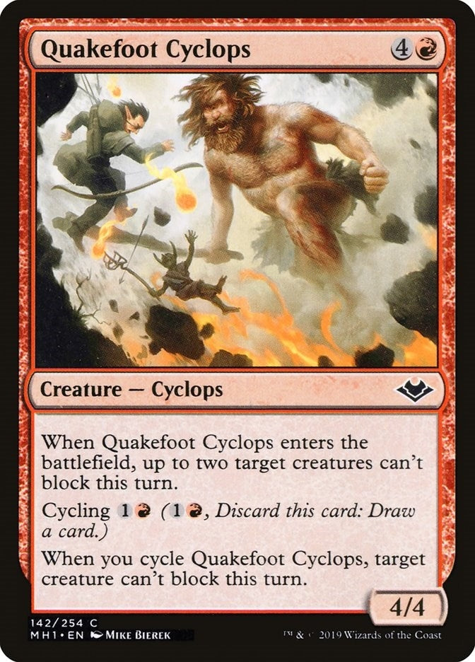 Quakefoot Cyclops (142) (Modern Horizons)