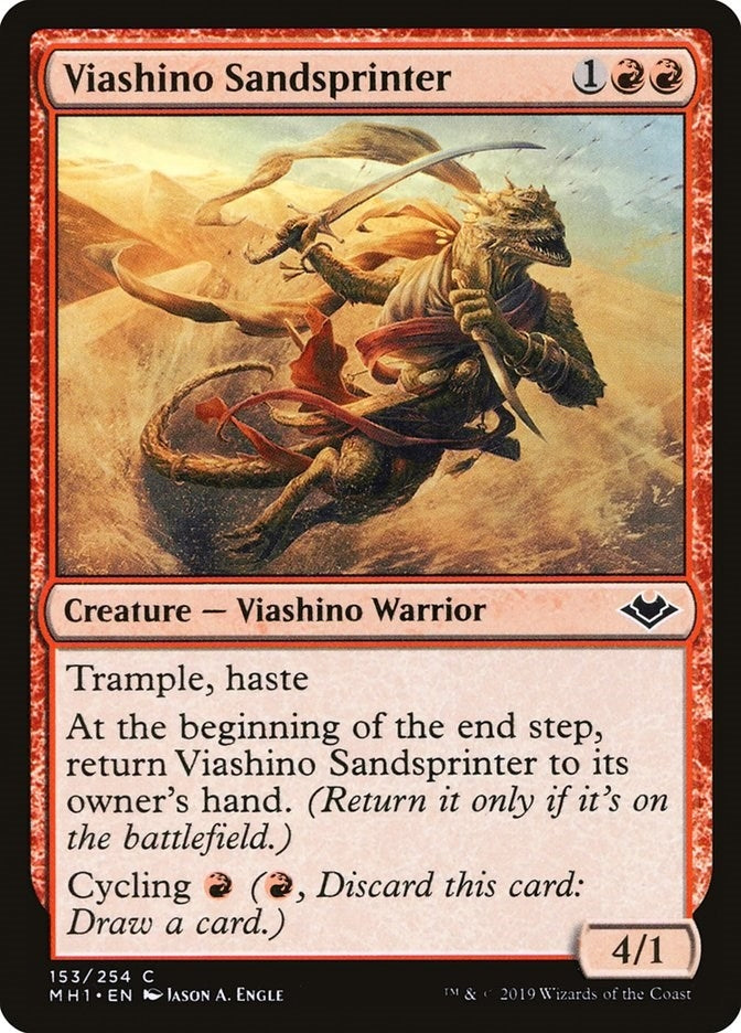 Image for Viashino Sandsprinter (153) (Modern Horizons) - Magic: The Gathering