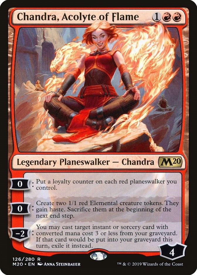Image for Chandra, Acolyte of Flame (126) (Core Set 2020) - Magic: The Gathering