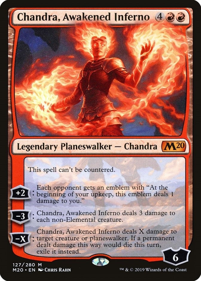 Image for Chandra, Awakened Inferno (127) (Core Set 2020) - Magic: The Gathering