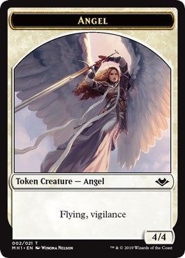 Image for Angel // Elemental (008) Double-Sided Token (2 // 8) (Modern Horizons) - Magic: The Gathering