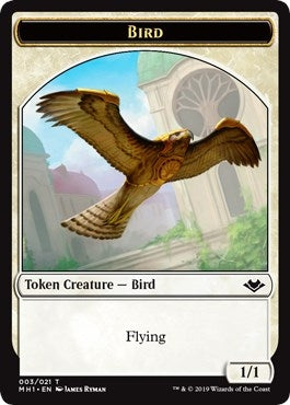 Bird // Construct Double-Sided Token (3 // 17) (Modern Horizons)