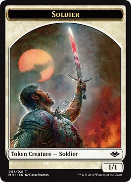 Image for Soldier // Construct Double-Sided Token (4 // 17) (Modern Horizons) - Magic: The Gathering