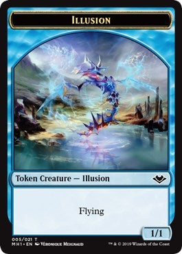 Image for Illusion // Spider Double-Sided Token (5 // 14) (Modern Horizons) - Magic: The Gathering