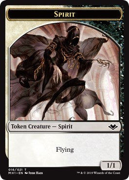 Image for Spirit // Myr Double-Sided Token (16 // 19) (Modern Horizons) - Magic: The Gathering