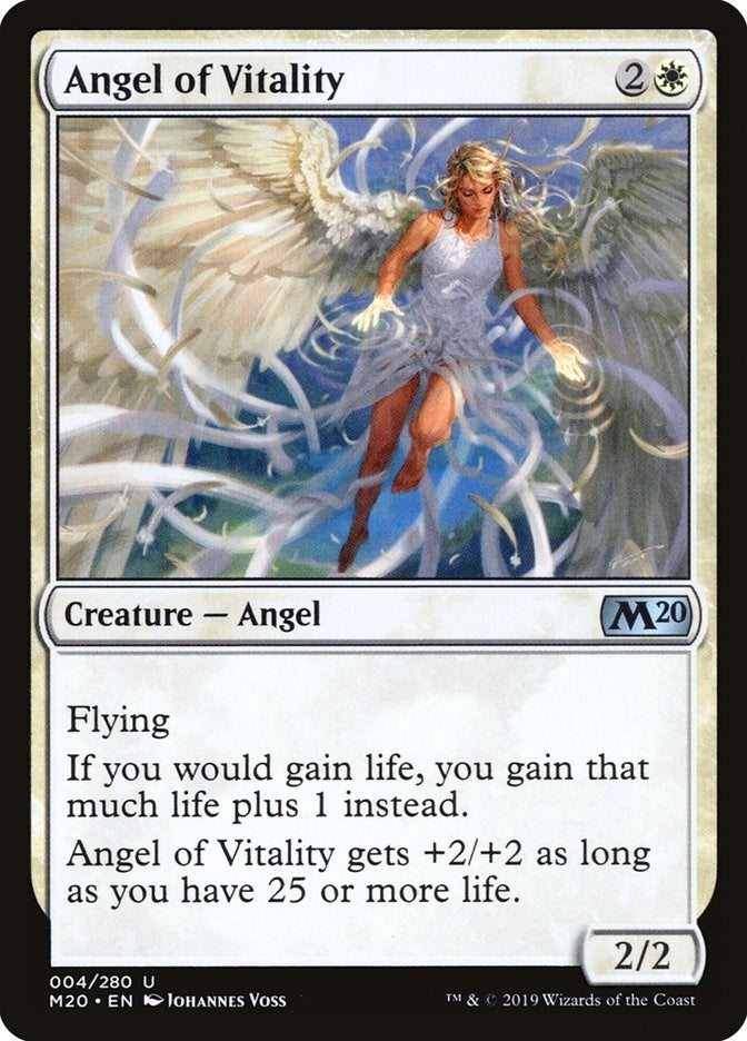 Image for Angel of Vitality (4) (Core Set 2020) - Magic: The Gathering
