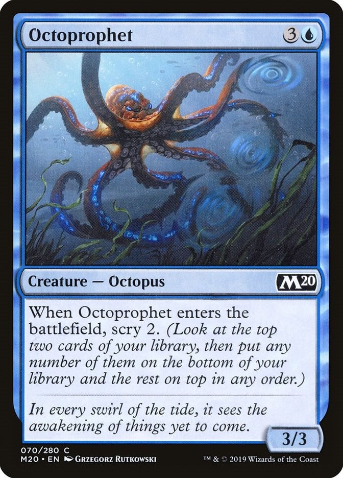 Image for Octoprophet (70) (Core Set 2020) - Magic: The Gathering