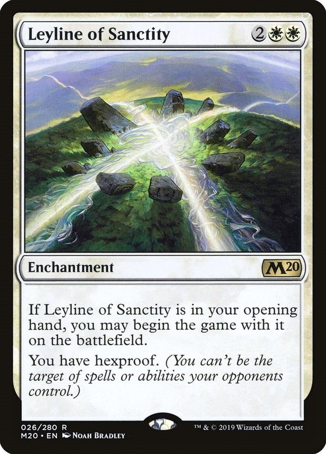Image for Leyline of Sanctity (26) (Core Set 2020) - Magic: The Gathering