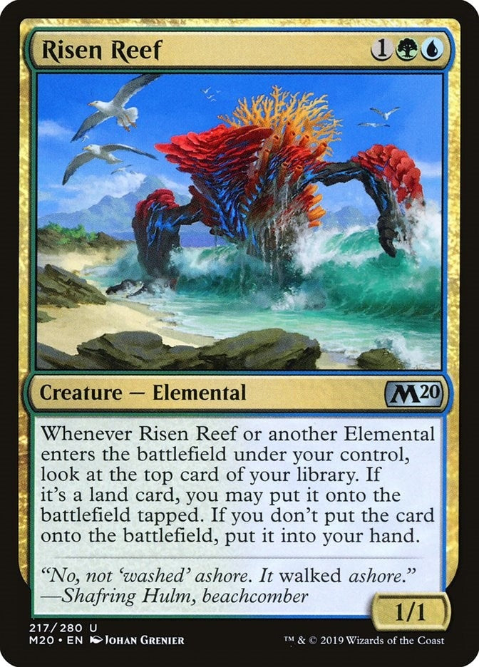 Image for Risen Reef (217) (Core Set 2020) - Magic: The Gathering