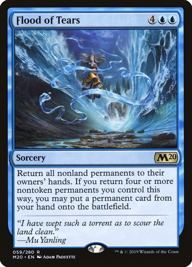 Image for Flood of Tears (59) (Core Set 2020) - Magic: The Gathering