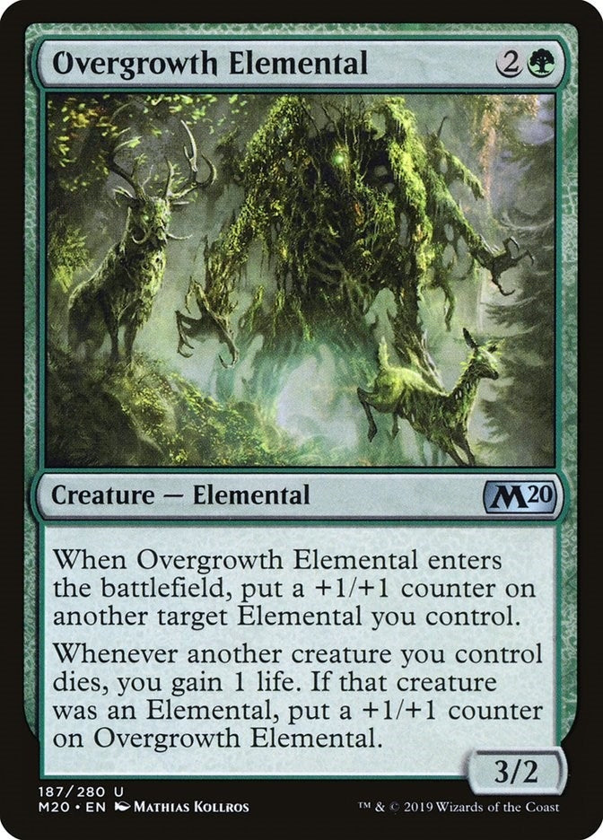 Image for Overgrowth Elemental (187) (Core Set 2020) - Magic: The Gathering