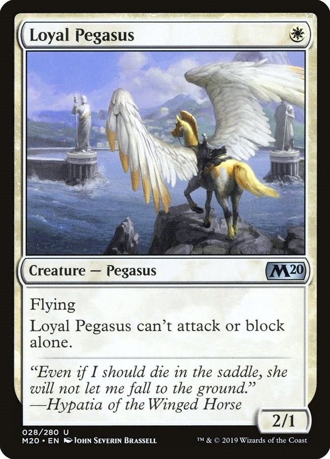 Image for Loyal Pegasus (28) (Core Set 2020) - Magic: The Gathering